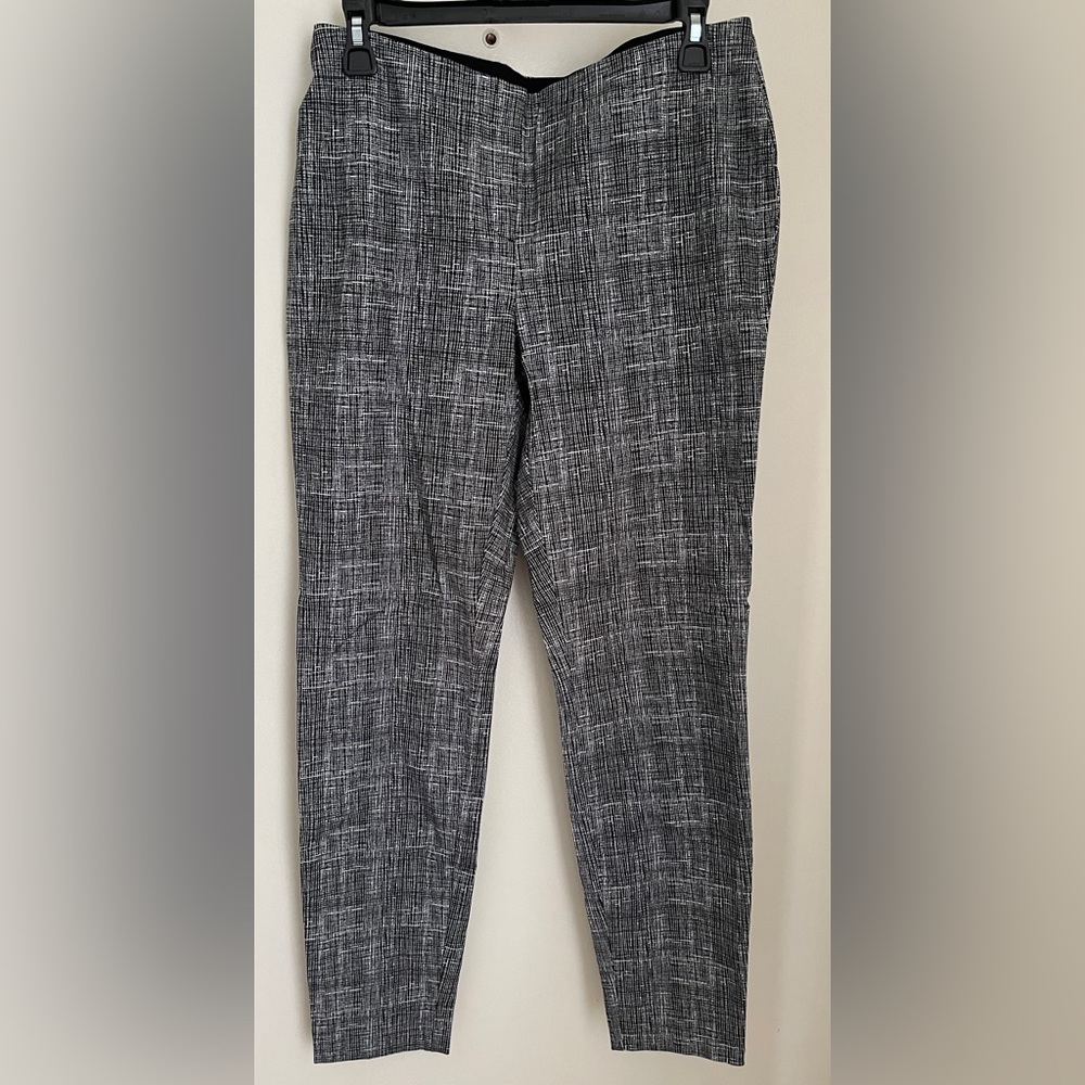 Black and white slacks